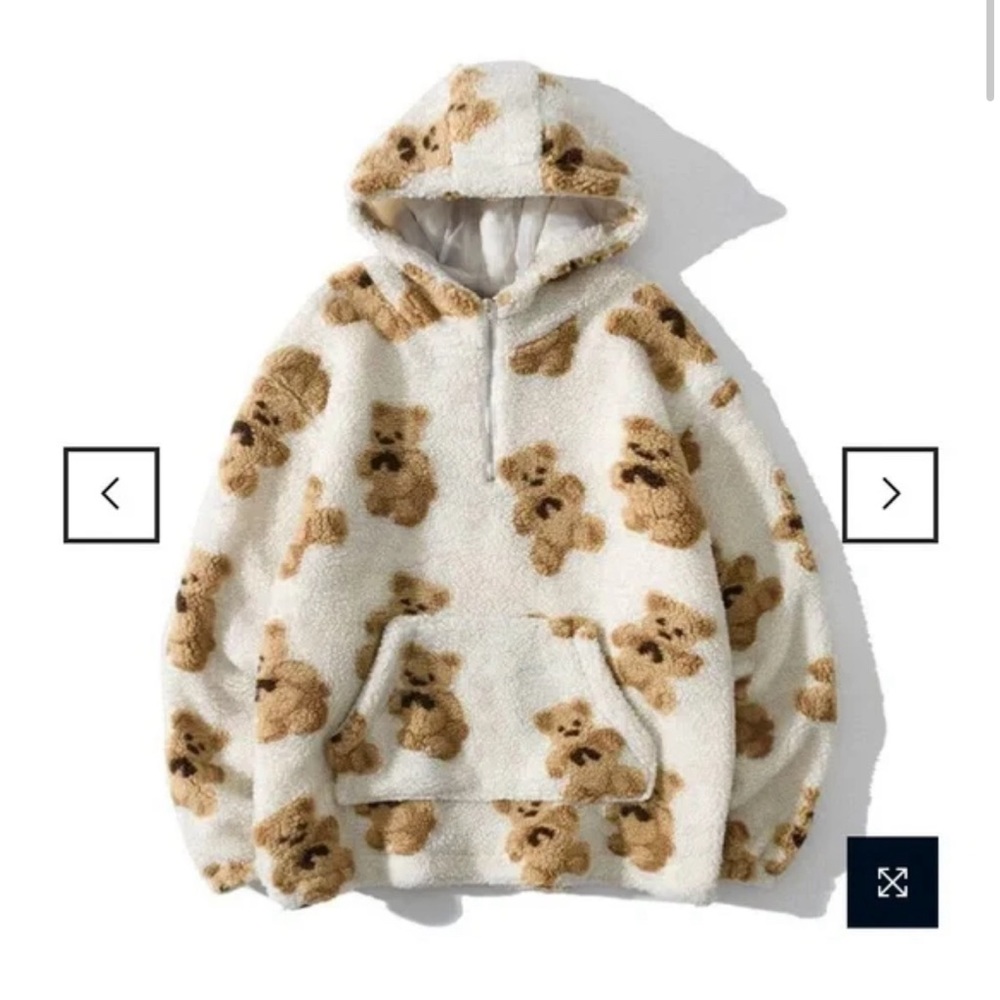 Aelfric Eden Plush Bear Hoodie Size M